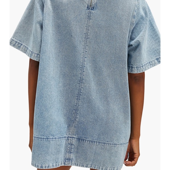 Free People | Harlow Denim Minidress size small - Picture 2 of 7